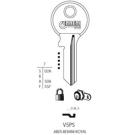 Chiave Viro sister V5PS