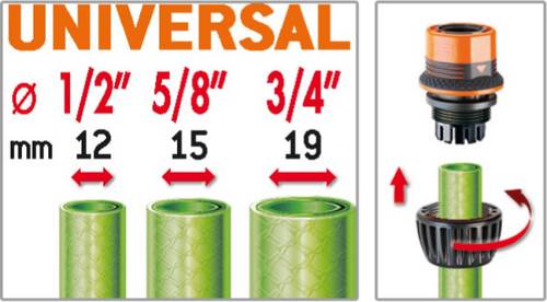 Universal fitting 1/2 "5/8" 3/4 "8546 8547 Claber