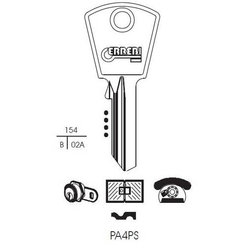 Key PC (Cortellezzi) PA4PS Errebi