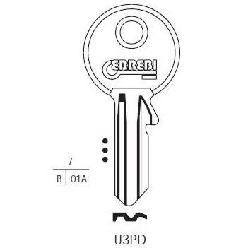 Key Universal U3PD Errebi