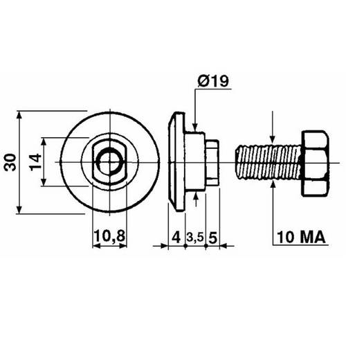 Plate holder with Bolt 1st Type BCS 02097