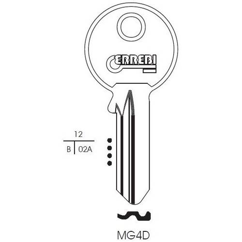 Key Monti-MG MG4D Errebi