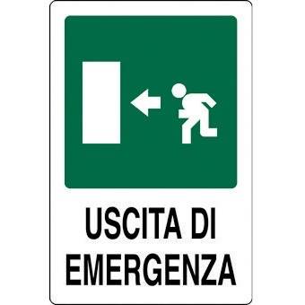 Sign "Emergency Exit" cm.30x20