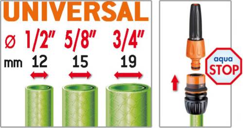 Universal fitting Aquastop Claber 8548 8849