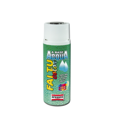 FAI TU Smalto Acrilico Spray Base Acqua per Legno Vetro Carta e Metalli 400ml Arexons